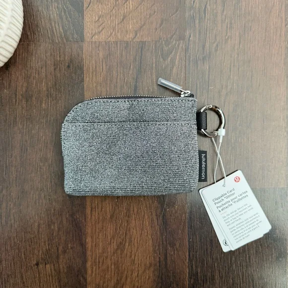 🆕 Lululemon Clippable Card Pouch - Glitter - Picture 7 of 16